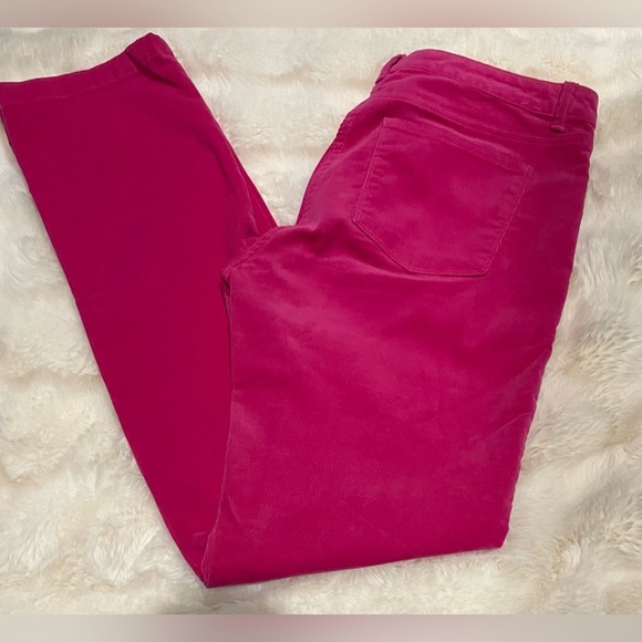 346 Brooks Brothers Hot Pink NWOT "Natalie Fit" Micro Corduroy 5-Pocket Pants - Picture 7 of 10